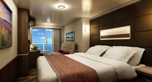 Mid-Ship Mini Suite with Balcony